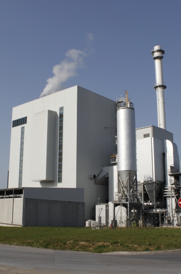 Green Valley Energie biomass-fired combined heat and power plant in Golbey, France